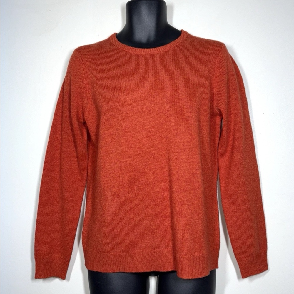 Woolovers Mens M Wool Jumper Sweater
Garnet red Crew Neck lambswool